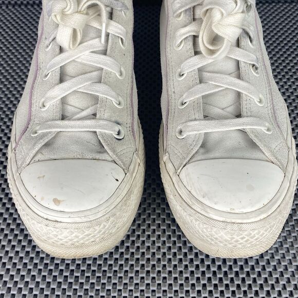 Converse All Star Hi Lift Platform Sneakers Womens Size 8.5 Leather A05962C - Picture 8 of 13